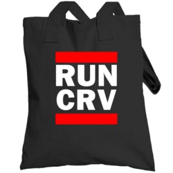 Run Crv Italy      Funny Graphic Patriotic Parody Black Totebag