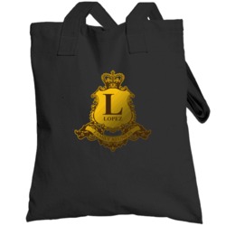 Lopez Family Reunion Crest Last Name Surname Totebag