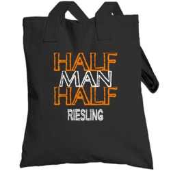 Riesling Half Man Drinking Cool Party Totebag