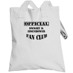 Offical Dwight D Eisenhower Fan Club Golf Hall Of Fame Totebag