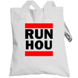 Run Hou Tx Usa Houston Hobby   Funny Graphic Patriotic Parody Totebag