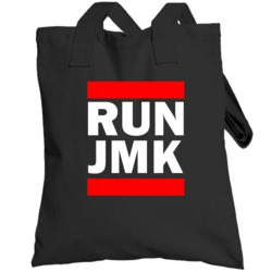 Run Jmk Greece Mikonos     Funny Graphic Patriotic Parody Black Toteba