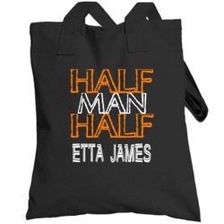 Half Man Half Etta James Hollywood Walk Of Fame Totebag