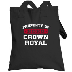 Crown Royal Property Of Drinking Cool Party Totebag