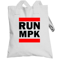Run Mpk Republic Of Korea    Funny Graphic Patriotic Parody Totebag