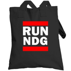 Run Ndg China      Funny Graphic Patriotic Parody Black Totebag