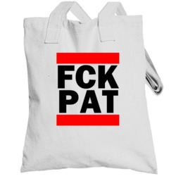 Fck Pat India Patna     Funny Graphic Patriotic Parody Totebag