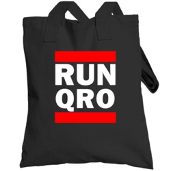 Run Qro Queretaro Mexico     Funny Graphic Patriotic Parody Black Tote