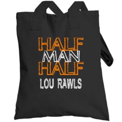 Half Man Half Lou Rawls Hollywood Walk Of Fame Totebag