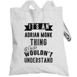 Its An Adrian Monk Thing Banner Tv Totebag