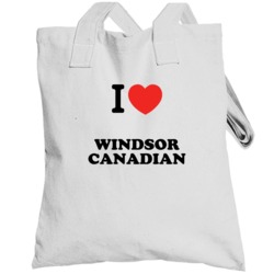 Windsor Canadian I Heart Drinking Cool Party Totebag