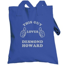 Desmond Howard This Guy Loves Football Detroit Sports Michigan Totebag
