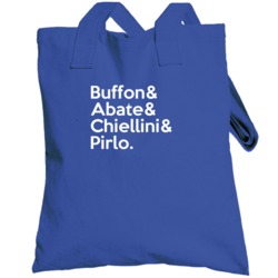 Buffon Abate Chiellini Pirlo Italy Soccer Totebag