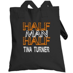 Half Man Half Tina Turner Hollywood Walk Of Fame Totebag
