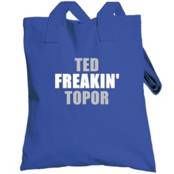 Ted Topor Freakin Football Detroit Sports Michigan Totebag