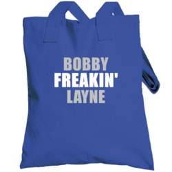 Bobby Layne Freakin Football Detroit Sports Michigan Totebag