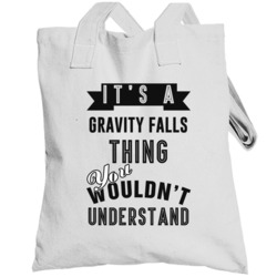 Its A Gravity Falls Thing Banner Tv Totebag