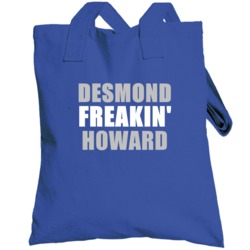 Desmond Howard Freakin Football Detroit Sports Michigan Totebag