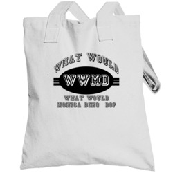What Would Monica Bing  Do Friends Totebag