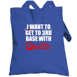 Get To 3rd Base With Cory Lidle Toronto Baseball Athlete Totebag