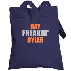 Ray Oyler Freakin Detroit Michigan Baseball Sports Totebag
