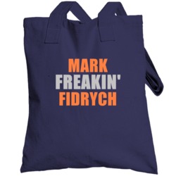 Mark Fidrych Freakin Detroit Michigan Baseball Sports Totebag