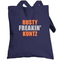 Rusty Kuntz Freakin Detroit Michigan Baseball Sports Totebag