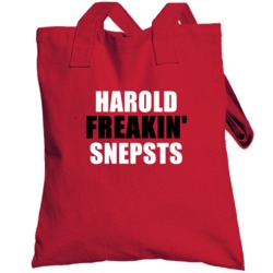 Harold Snepsts Freakin Sports Michigan Detroit Hockey Totebag