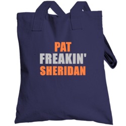 Pat Sheridan Freakin Detroit Michigan Baseball Sports Totebag