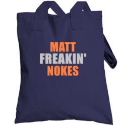 Matt Nokes Freakin Detroit Michigan Baseball Sports Totebag