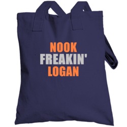 Nook Logan Freakin Detroit Michigan Baseball Sports Totebag