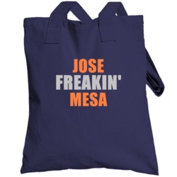 Jose Mesa Freakin Detroit Michigan Baseball Sports Totebag