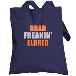 Brad Eldred Freakin Detroit Michigan Baseball Sports Totebag