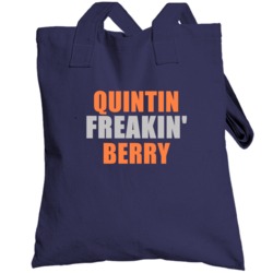 Quintin Berry Freakin Detroit Michigan Baseball Sports Totebag