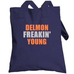 Delmon Young Freakin Detroit Michigan Baseball Sports Totebag