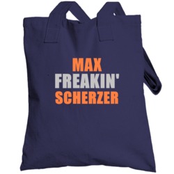 Max Scherzer Freakin Detroit Michigan Baseball Sports Totebag