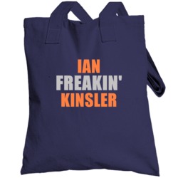 Ian Kinsler Freakin Detroit Michigan Baseball Sports Totebag