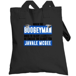 Javale Mcgee Boogeyman Checks Closet For Dallas Basketball Totebag