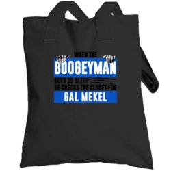 Gal Mekel Boogeyman Checks Closet For Dallas Basketball Totebag