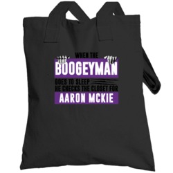 Aaron Mckie Boogeyman Checks Closet For Los Angeles Basketball Totebag