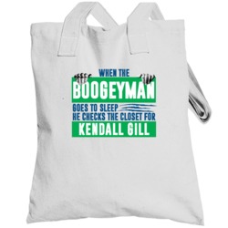 Kendall Gill Boogeyman Checks Closet For Minnesota Basketball Totebag