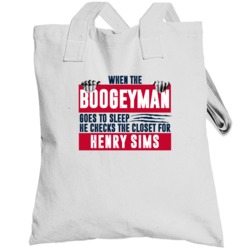 Henry Sims Boogeyman Checks Closet For New Orleans Basketball Totebag