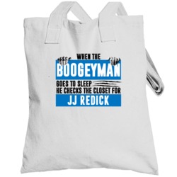 Jj Redick Boogeyman Checks Closet For Orlando Basketball Totebag