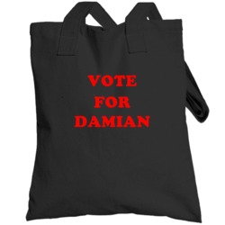 Vote For Damian Tv Show 8 Simple Rules Totebag