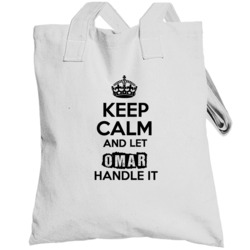 Omar Keep Calm Let Handle It Best Father's Day Gift Totebag