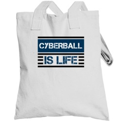 Cyberball Is Life Cool Video Game Totebag