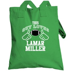 This Guy Loves Lamar Miller Miami Football Fan Sports T Shirts Totebag
