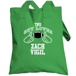 This Guy Loves Zach Vigil Miami Football Fan Sports T Shirts Totebag