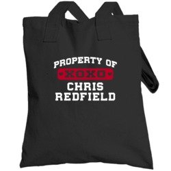 Property Of Chris Redfield Popular Video Game Character Totebag