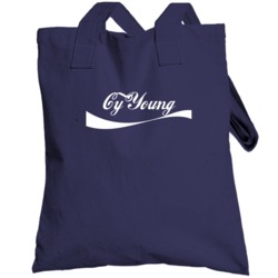 Cy Young Cleveland Baseball Player Cola Parody Cool Fan Totebag
